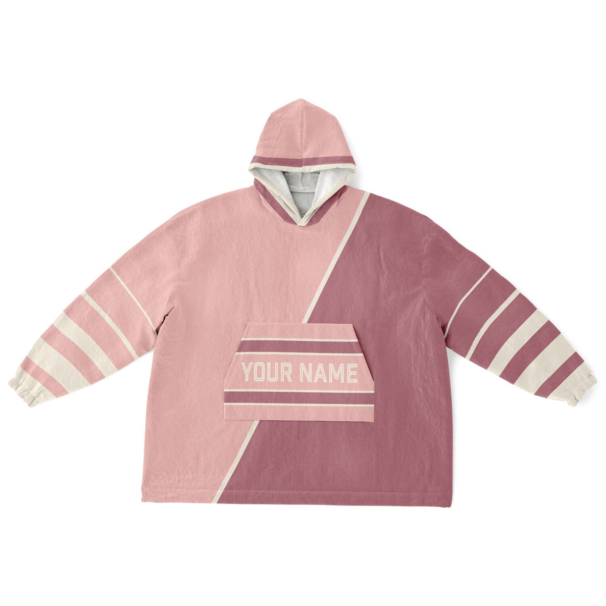 Blush Pink Cream Rose Split Decision
