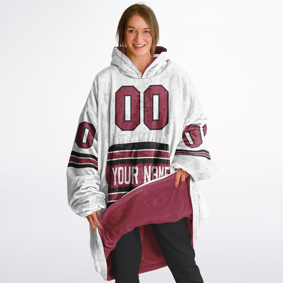 Crimson/Black/White Superfan Reversible