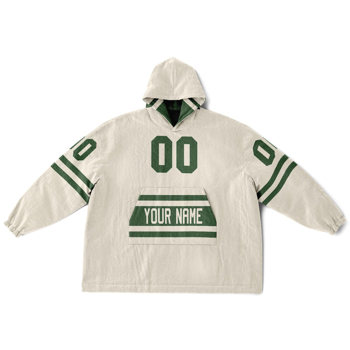 Forest Green & Cream Superfan Reversible