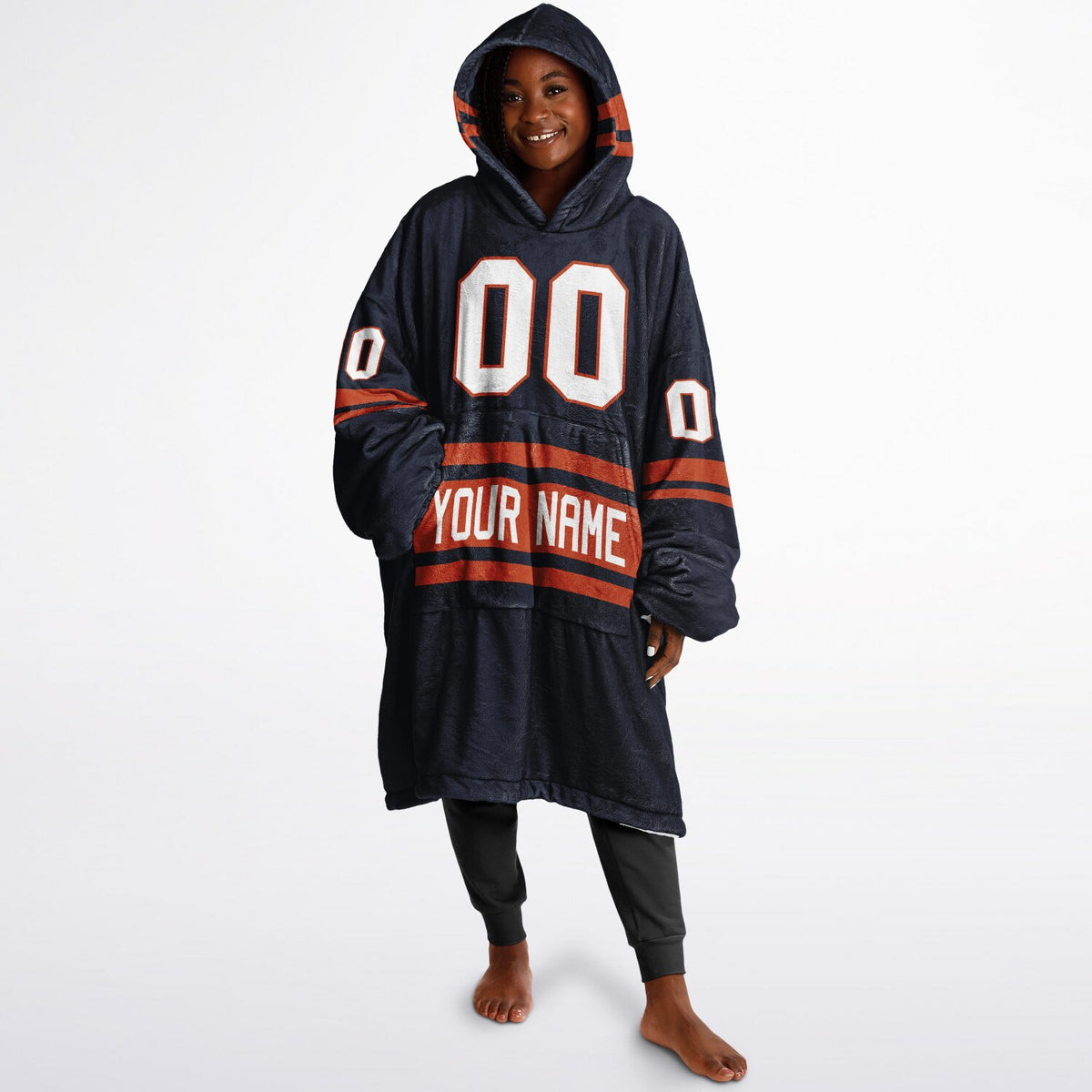 Navy/Orange Superfan Reversible