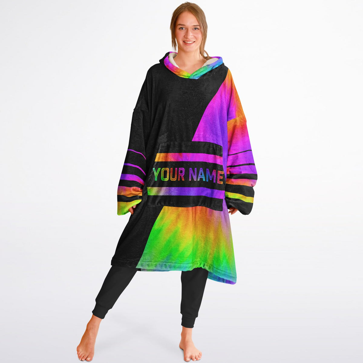 Black & Tie Dye Split Decision