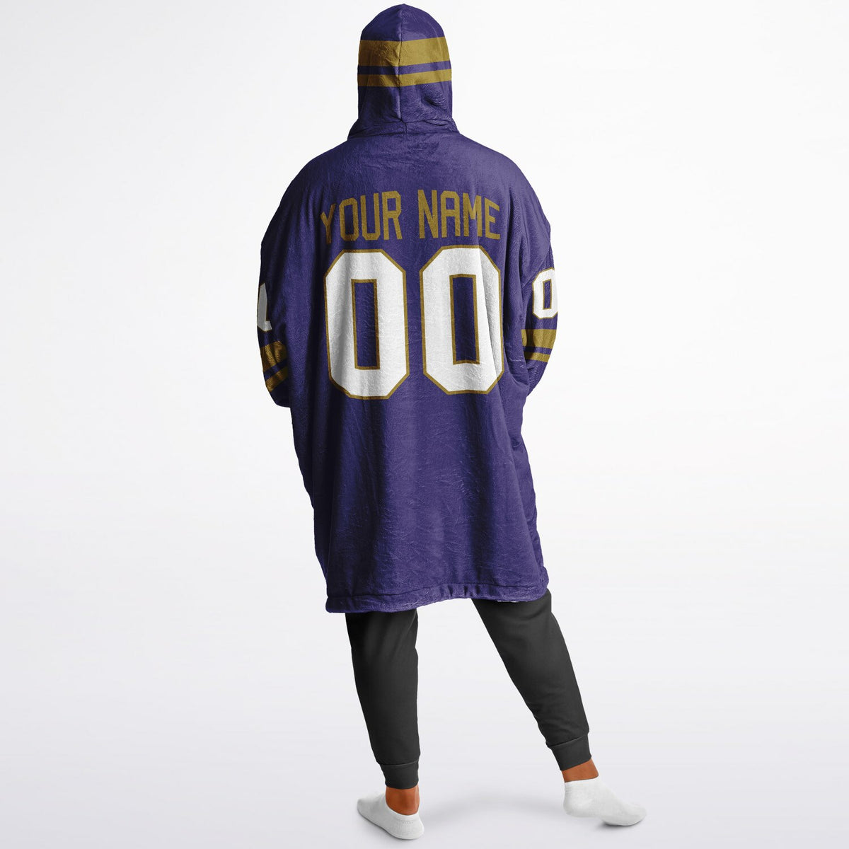 Purple Dark Gold Superfan Reversible