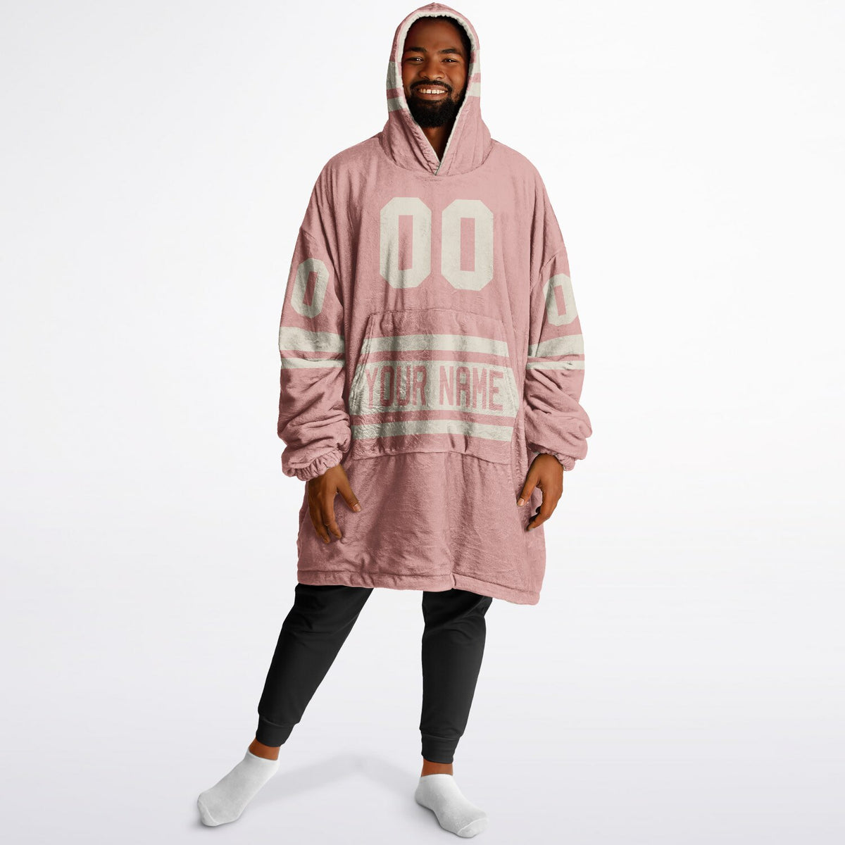 Blush Pink & Cream Superfan Reversible