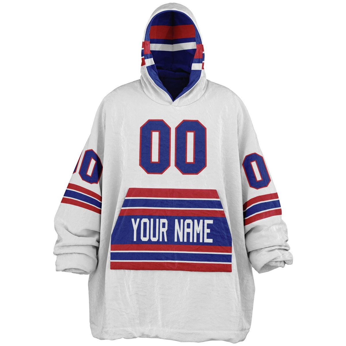 Blue/Red/White Superfan Reversible