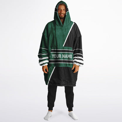 Green/Black/White Everyday Reversible