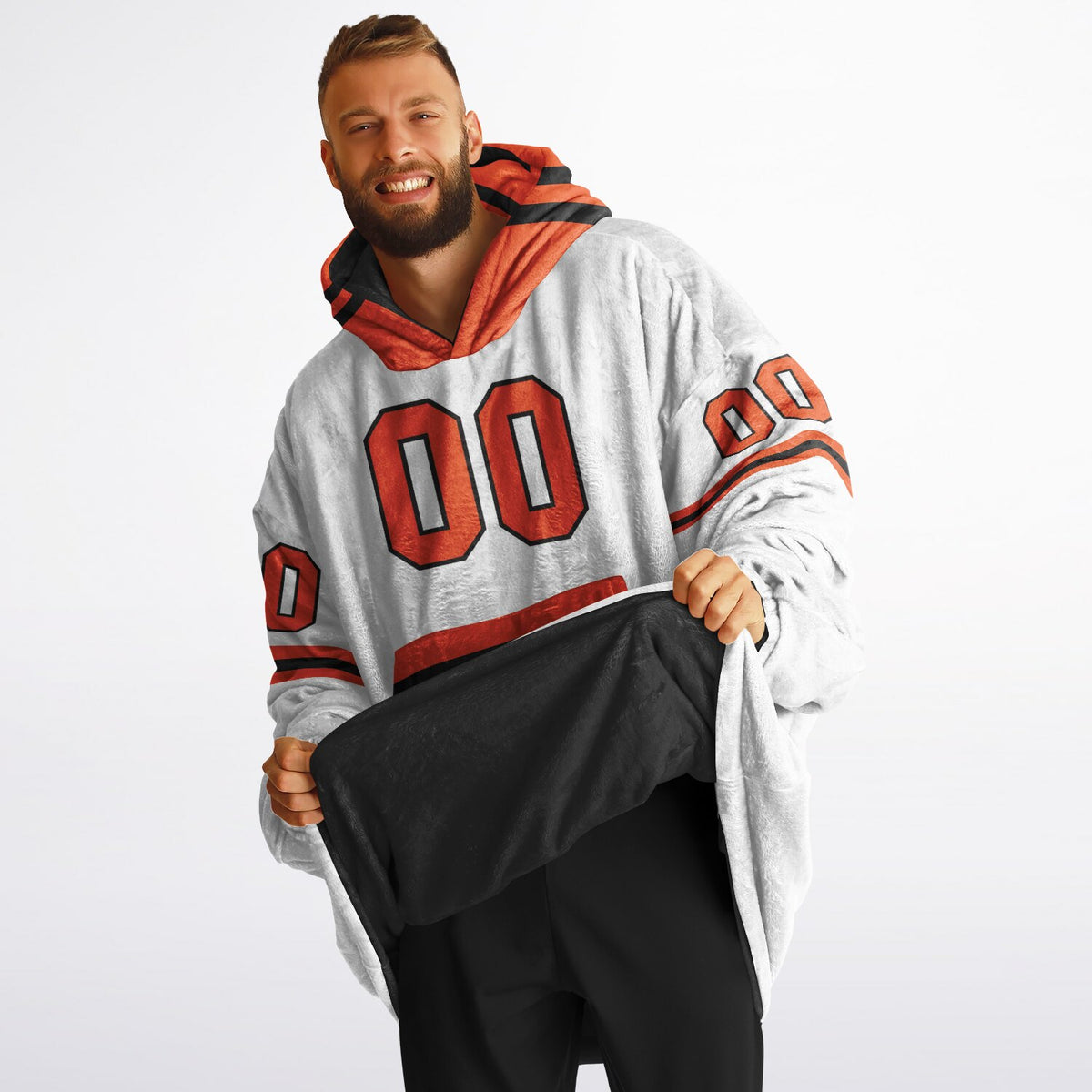 Black/Orange Superfan Reversible