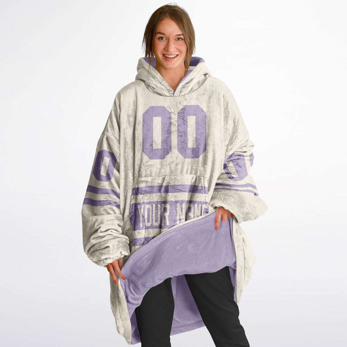 Lavender & Cream Superfan Reversible