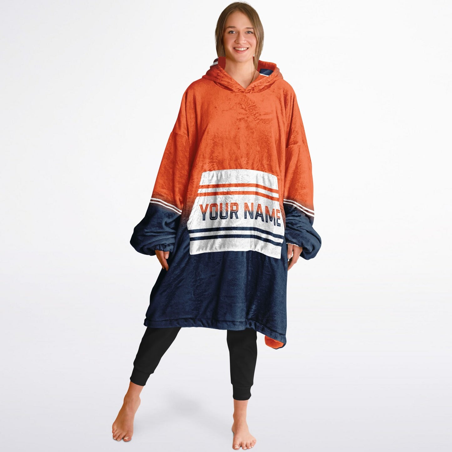 Orange/Navy/White Everyday Reversible