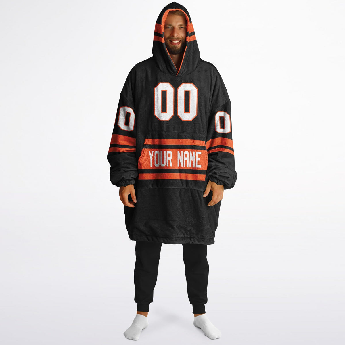 Black/Orange Superfan Reversible