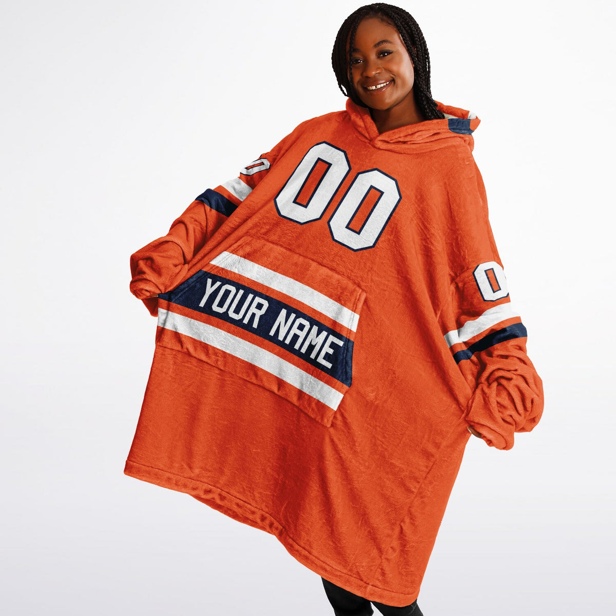 Orange Navy White Classic