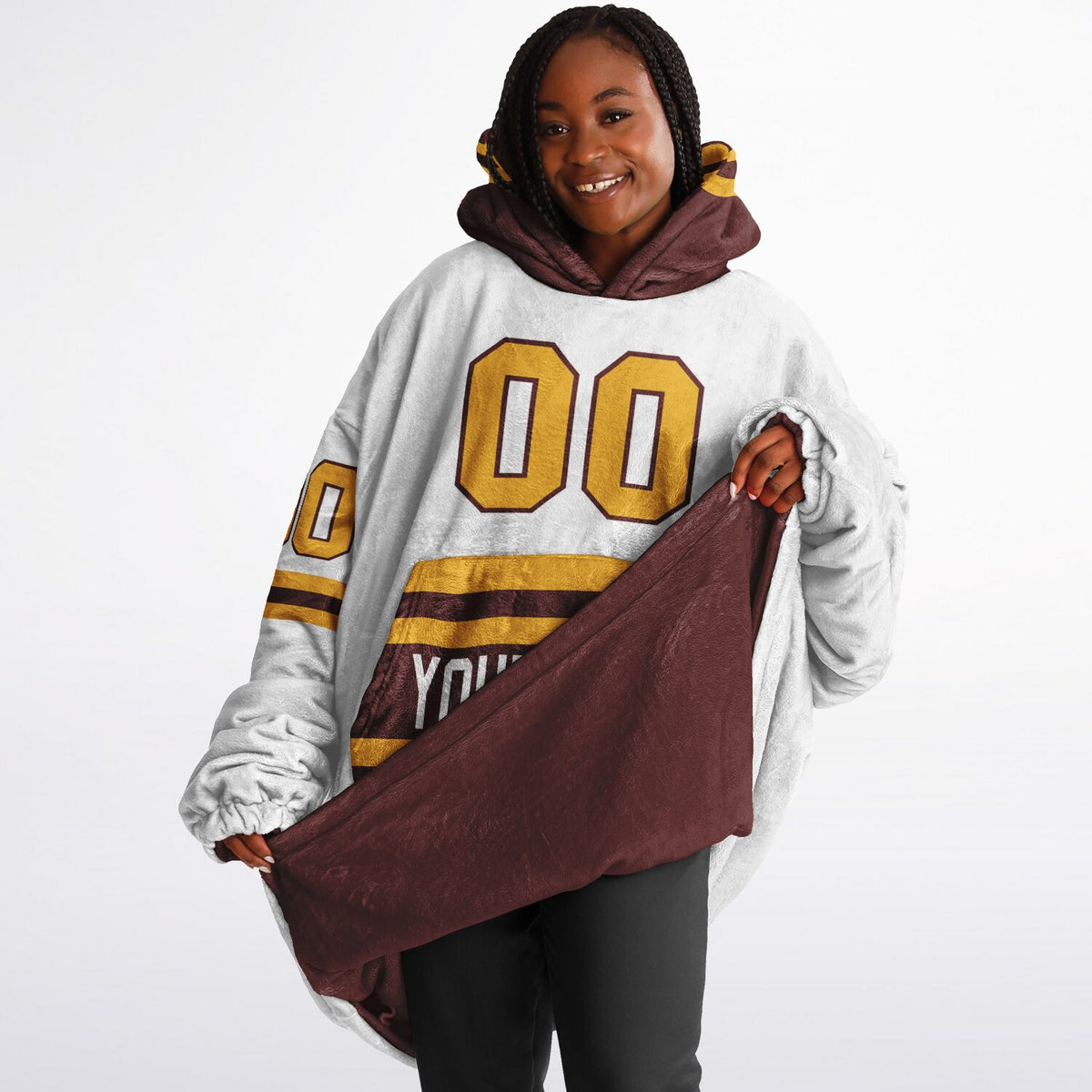Burgundy/Gold Superfan Reversible