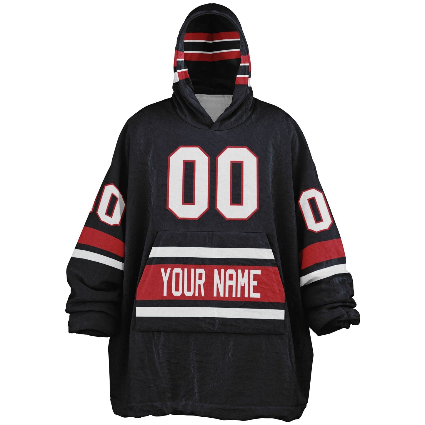 Deep Steel Blue/Red/White Superfan Reversible