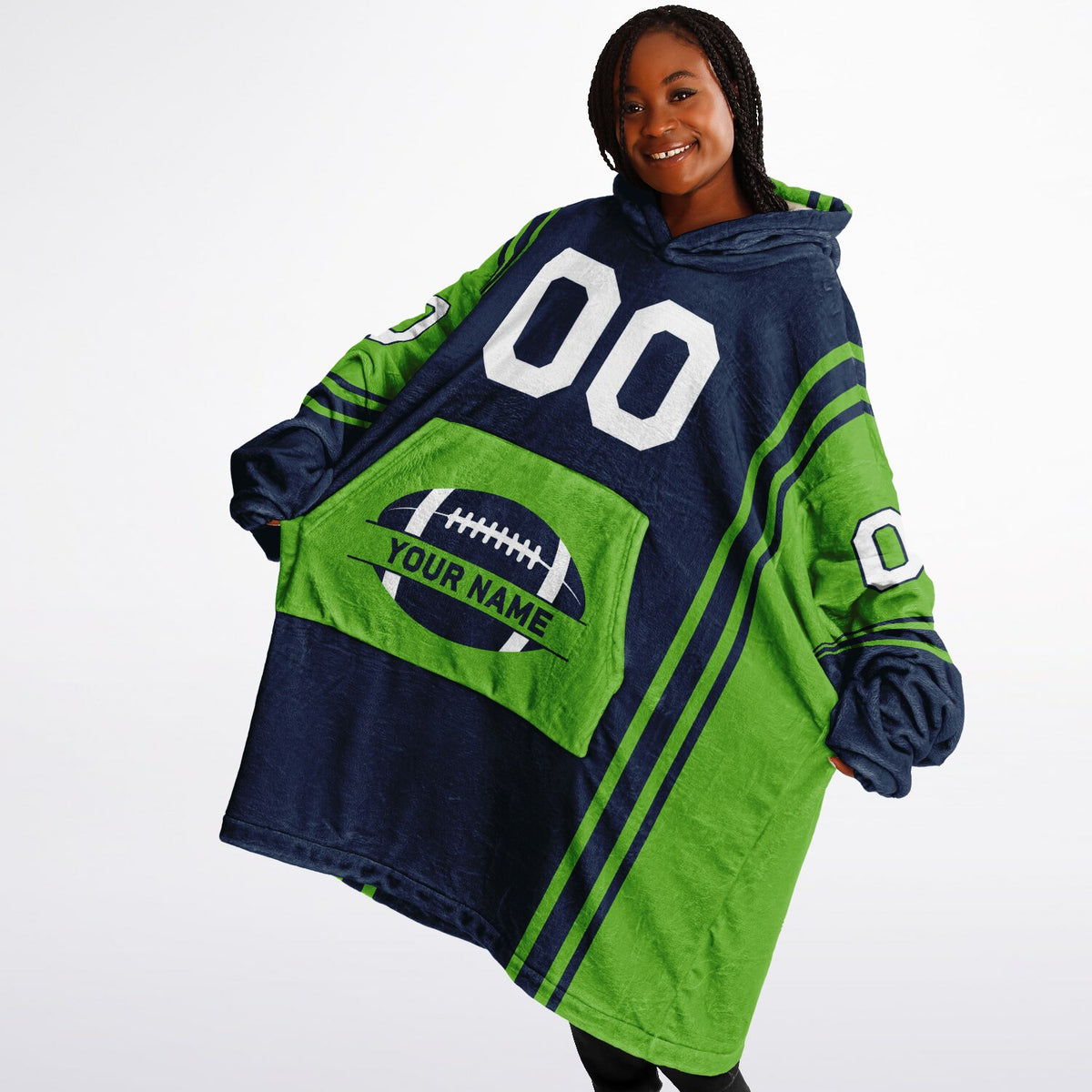 Navy/Green Bold