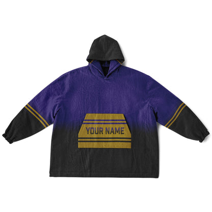 Purple/Black/Metallic Gold Everyday Reversible