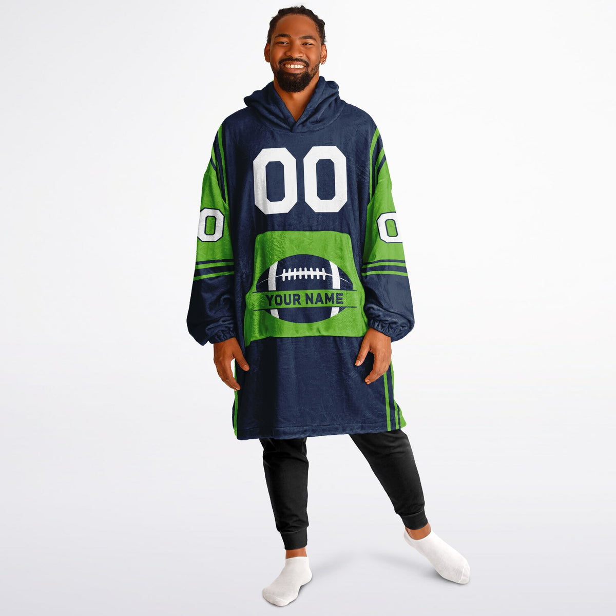 Navy/Green Bold