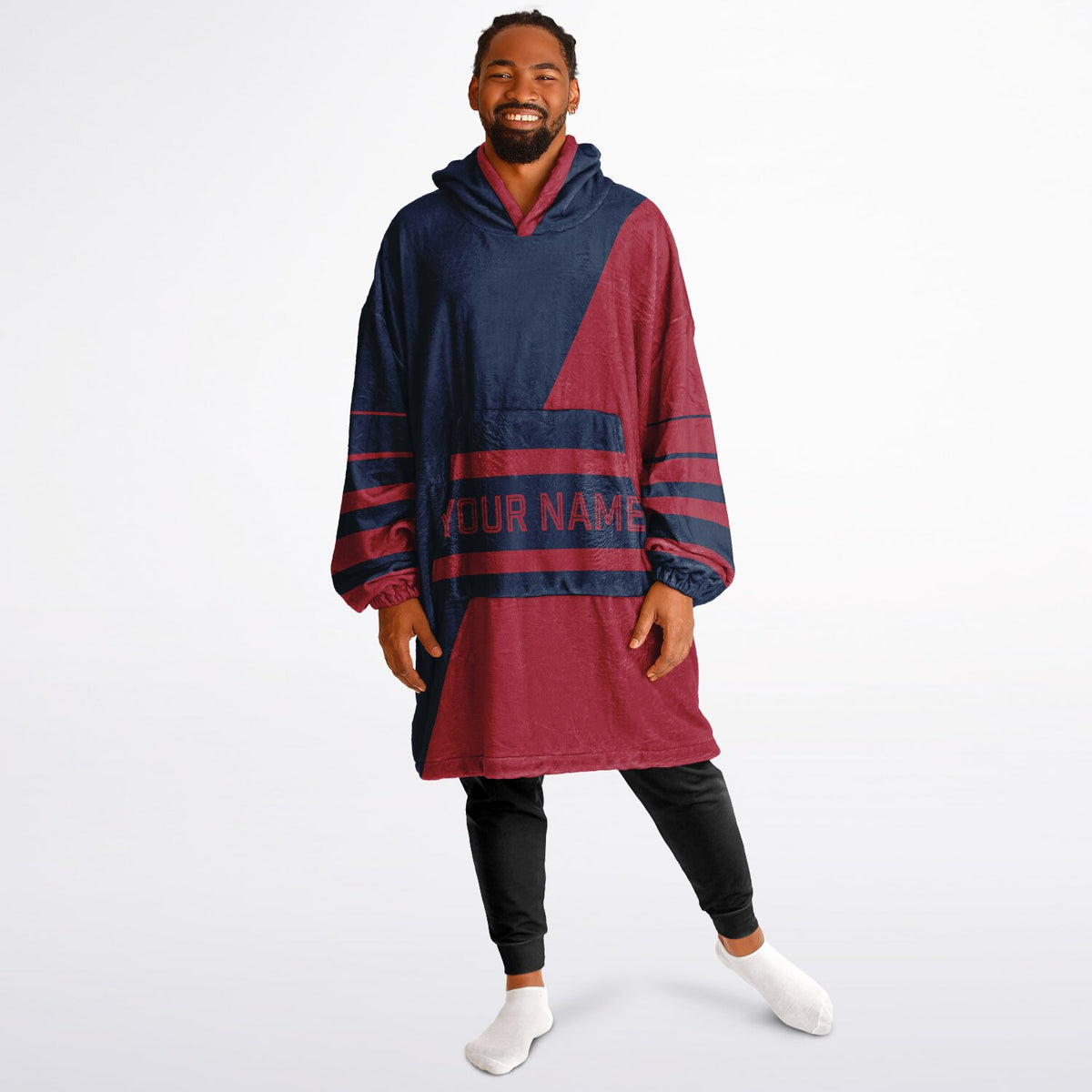 Navy & Red Split Decision