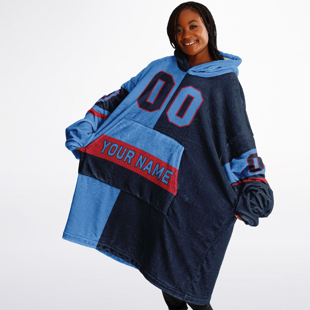 Light Blue/Navy/Red Halftime