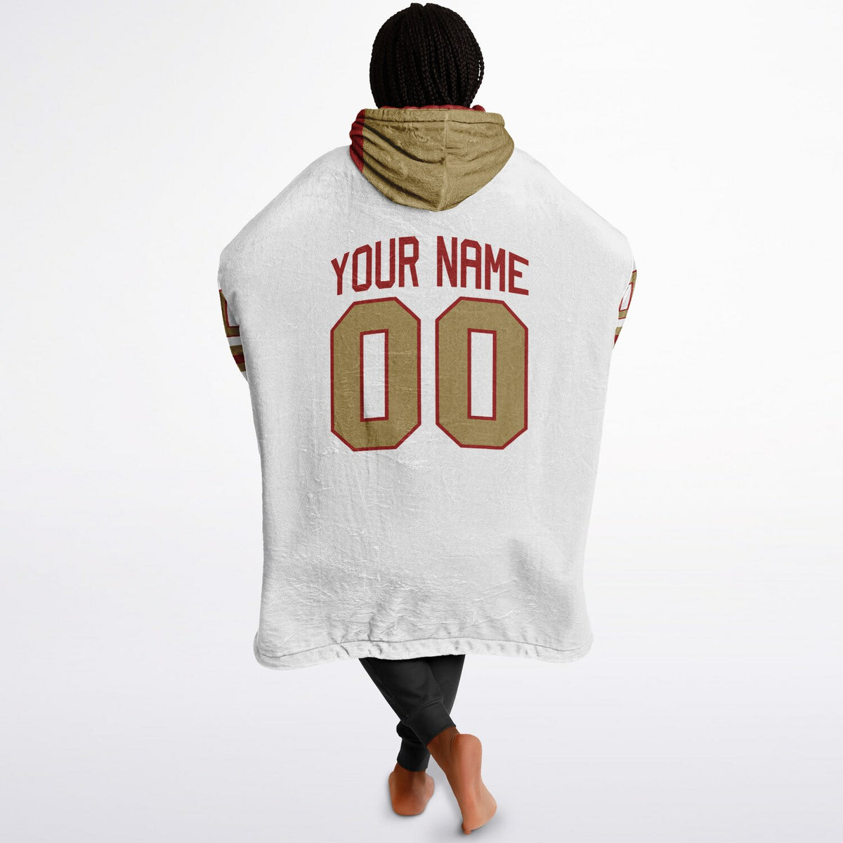 Red Dark Gold Superfan Reversible