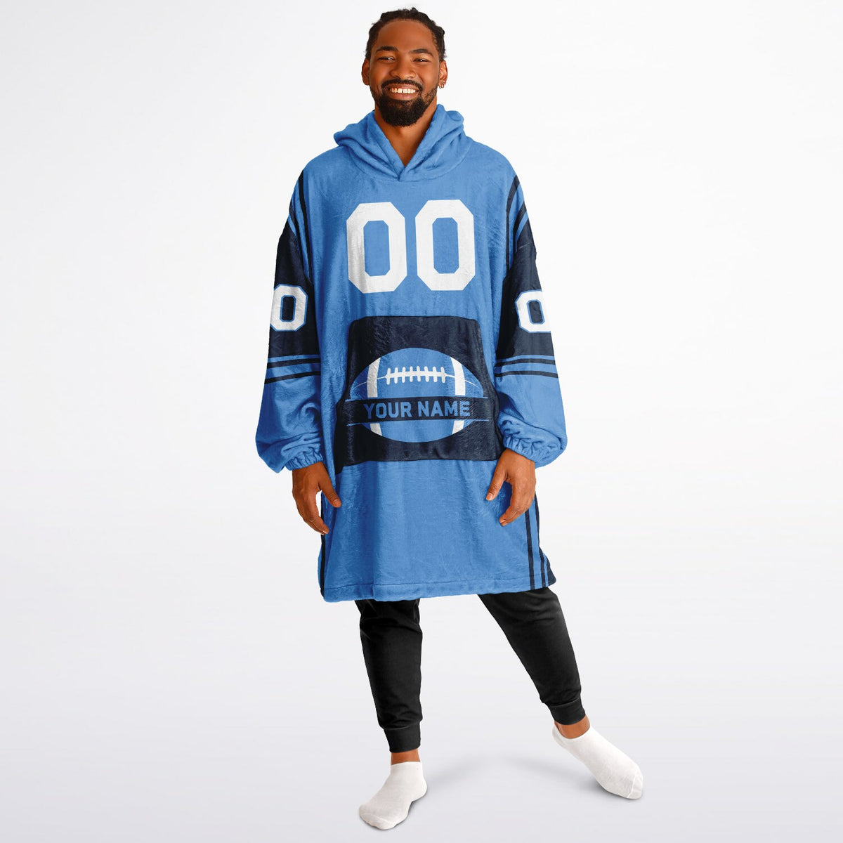 Light Blue/Navy Bold