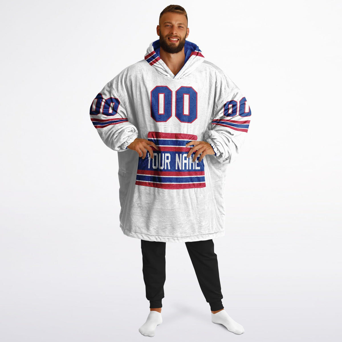 Blue/Red/White Superfan Reversible