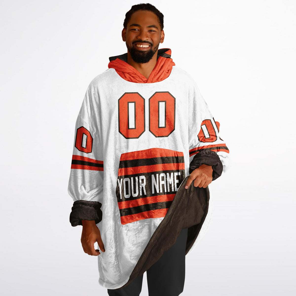 Brown/Orange Superfan Reversible