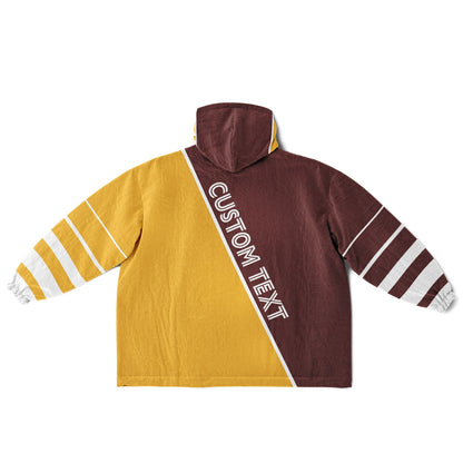 Burgundy/Gold/White Everyday Reversible