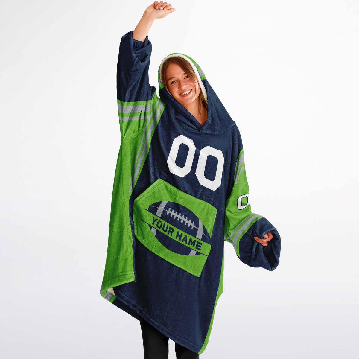 Navy/Green/Gray Bold