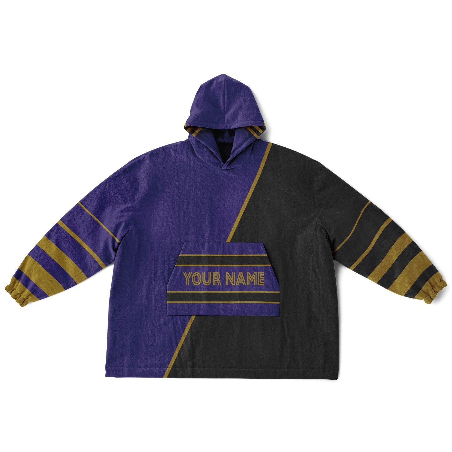 Purple/Black/Metallic Gold Everyday Reversible