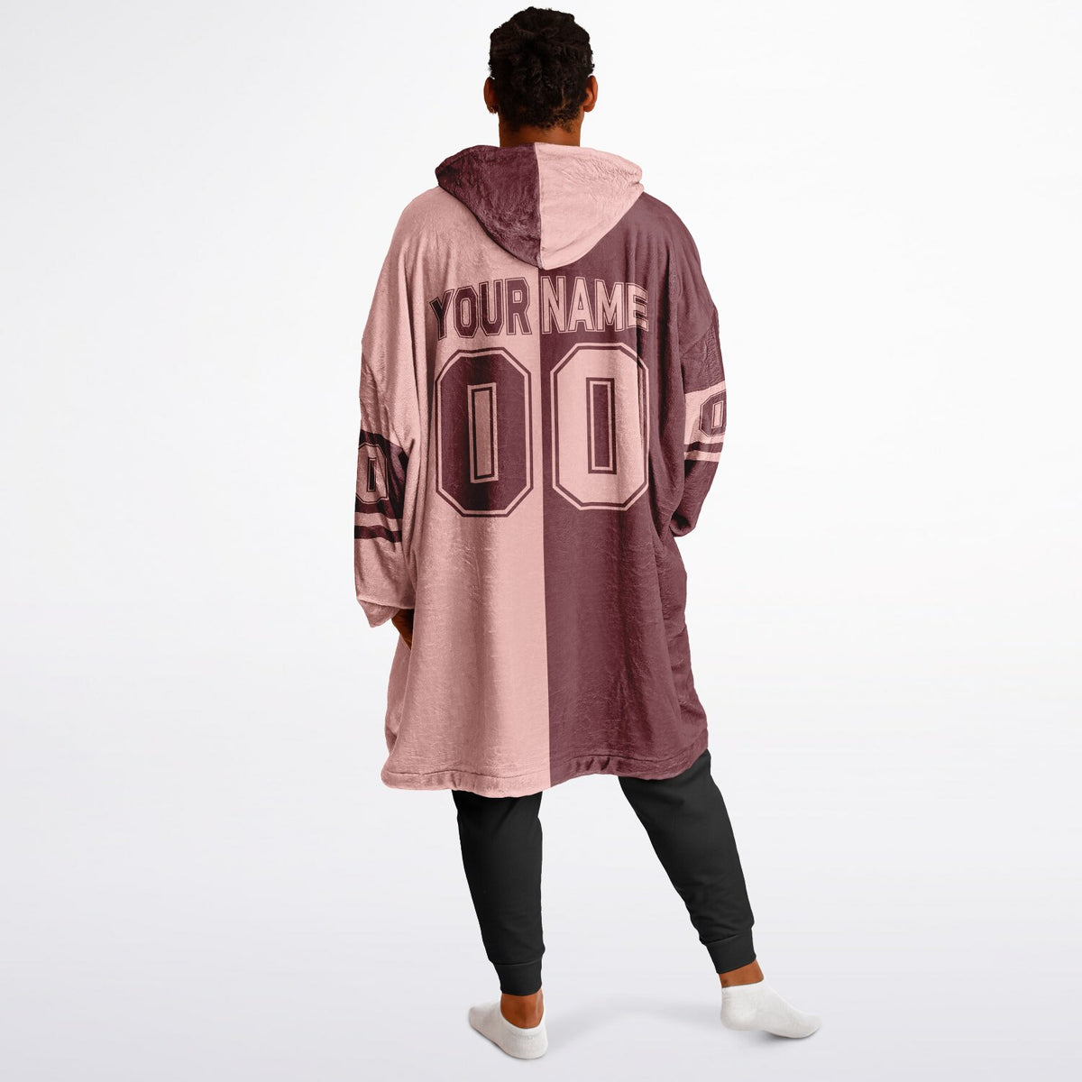 Burgundy & Blush Pink Halftime