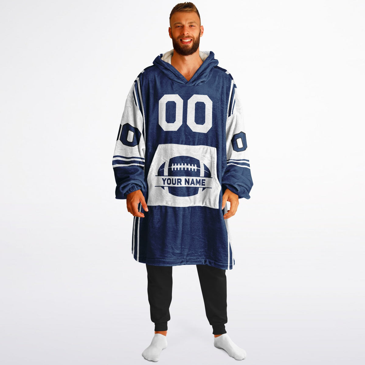 Blue/White Bold