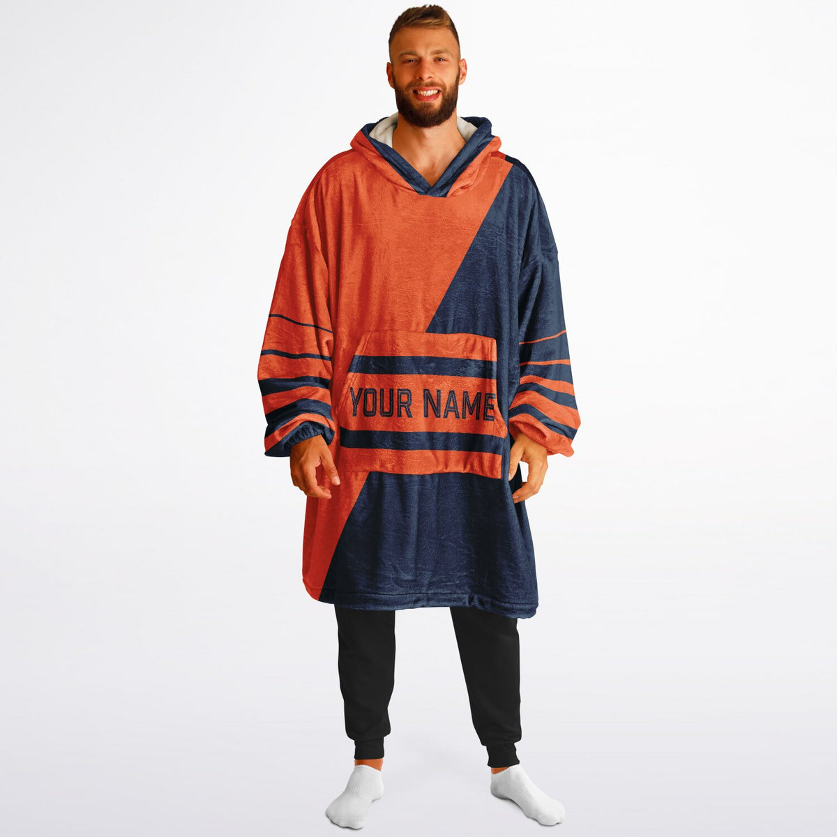 Orange & Navy Split Decision