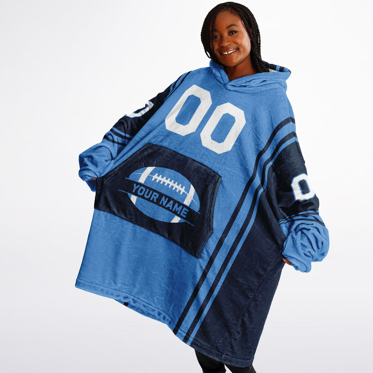 Light Blue/Navy Bold