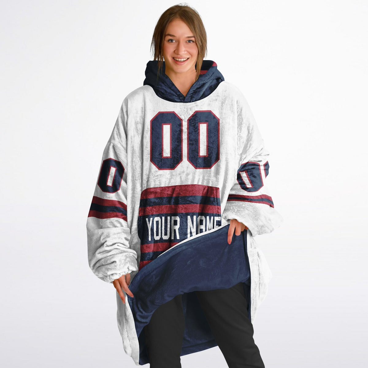 Navy & Red Superfan Reversible