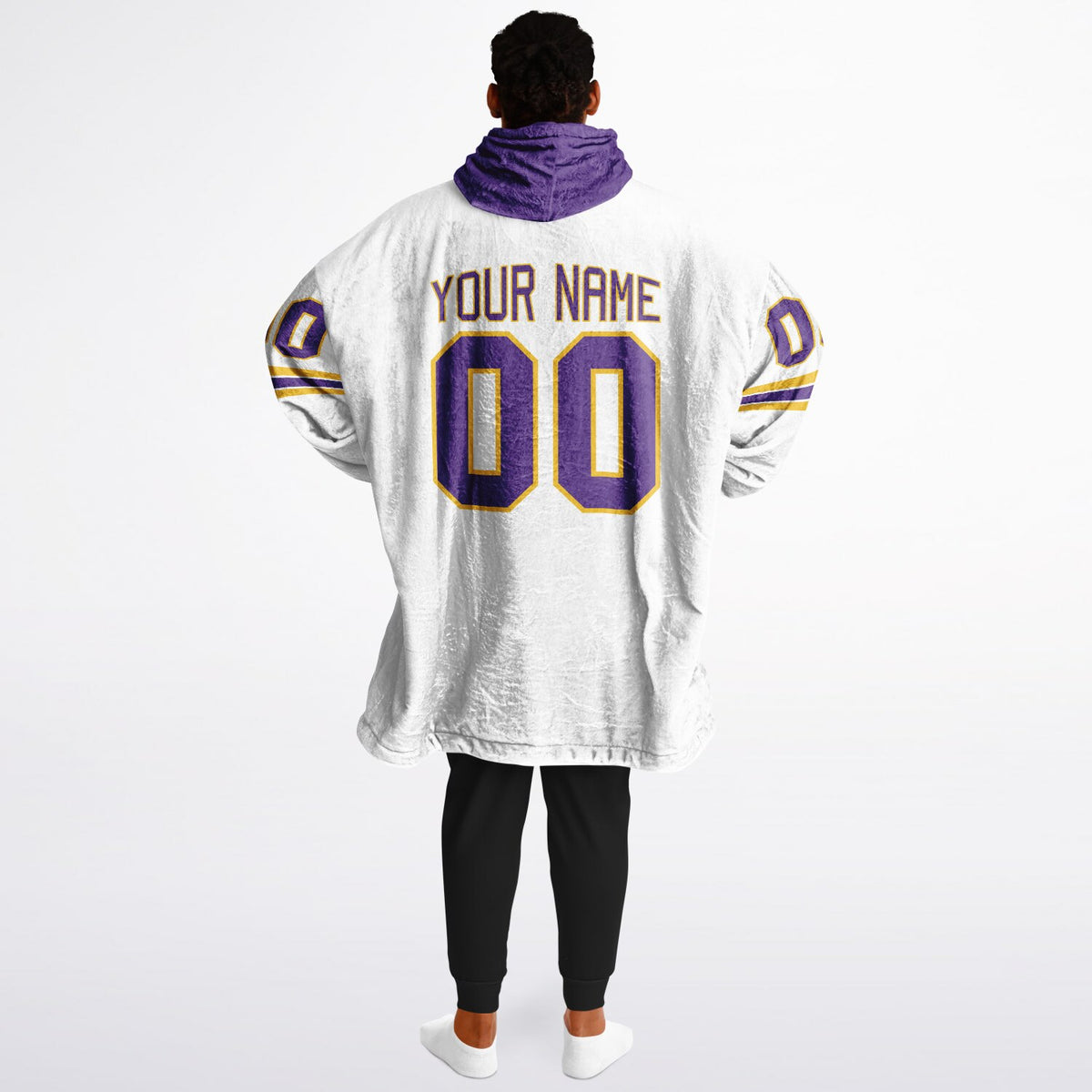 Purple/Gold/White Superfan Reversible