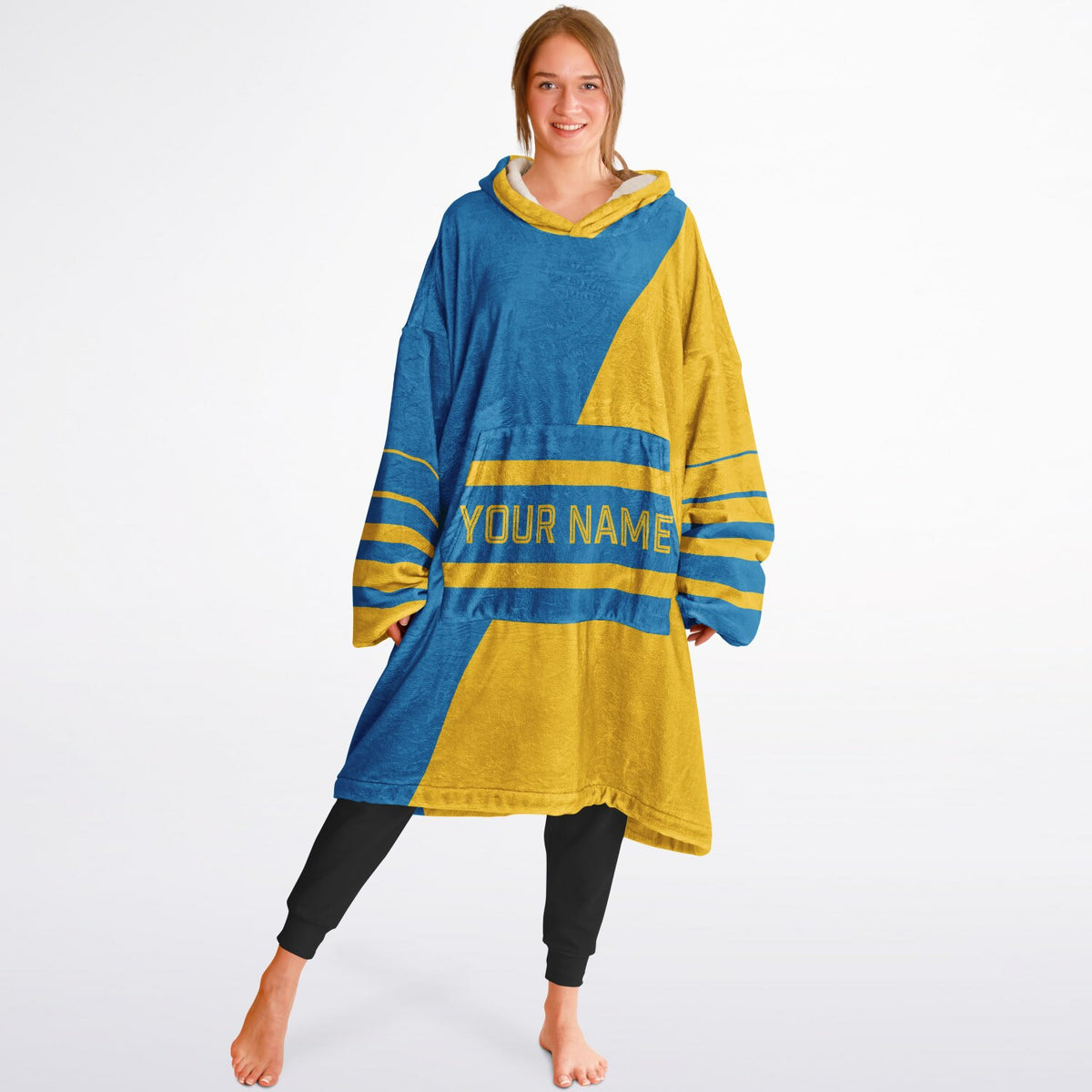 Blue & Gold Split Decision