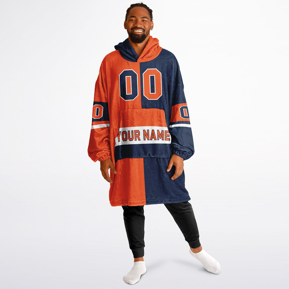 Orange/Navy/White Halftime