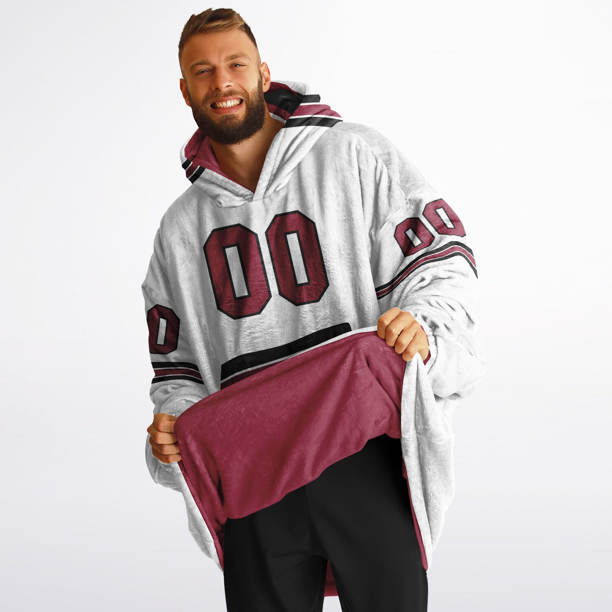 Crimson/Black/White Superfan Reversible