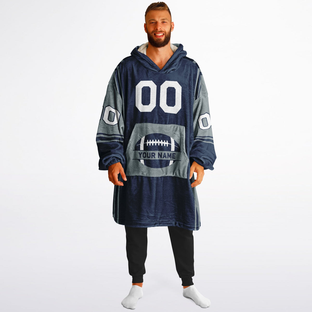 Navy/Silver Bold