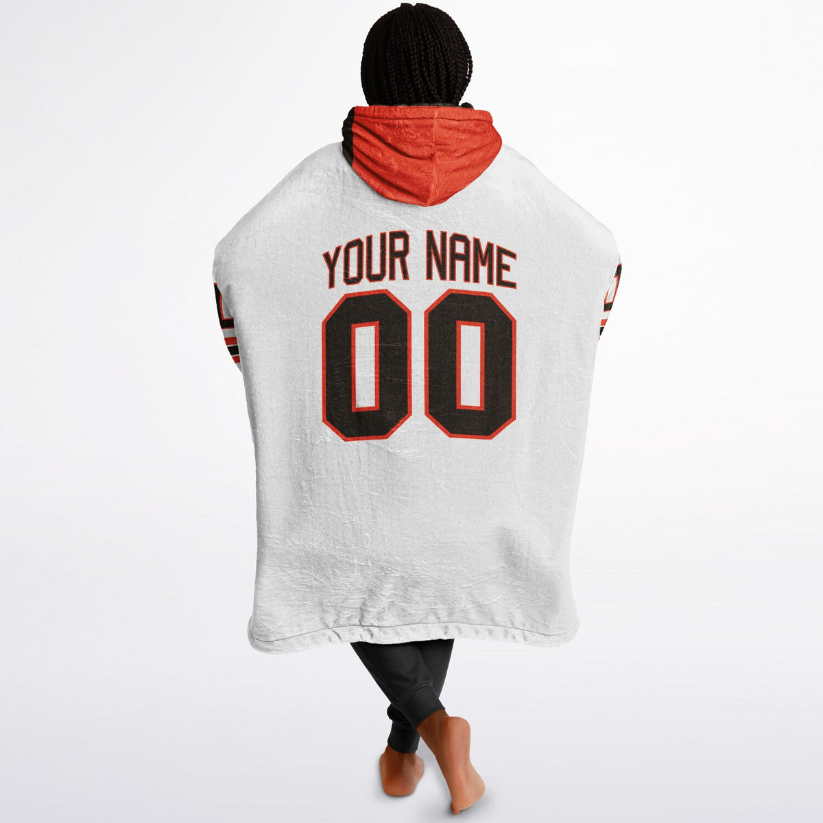 Brown/Orange/White Superfan Reversible