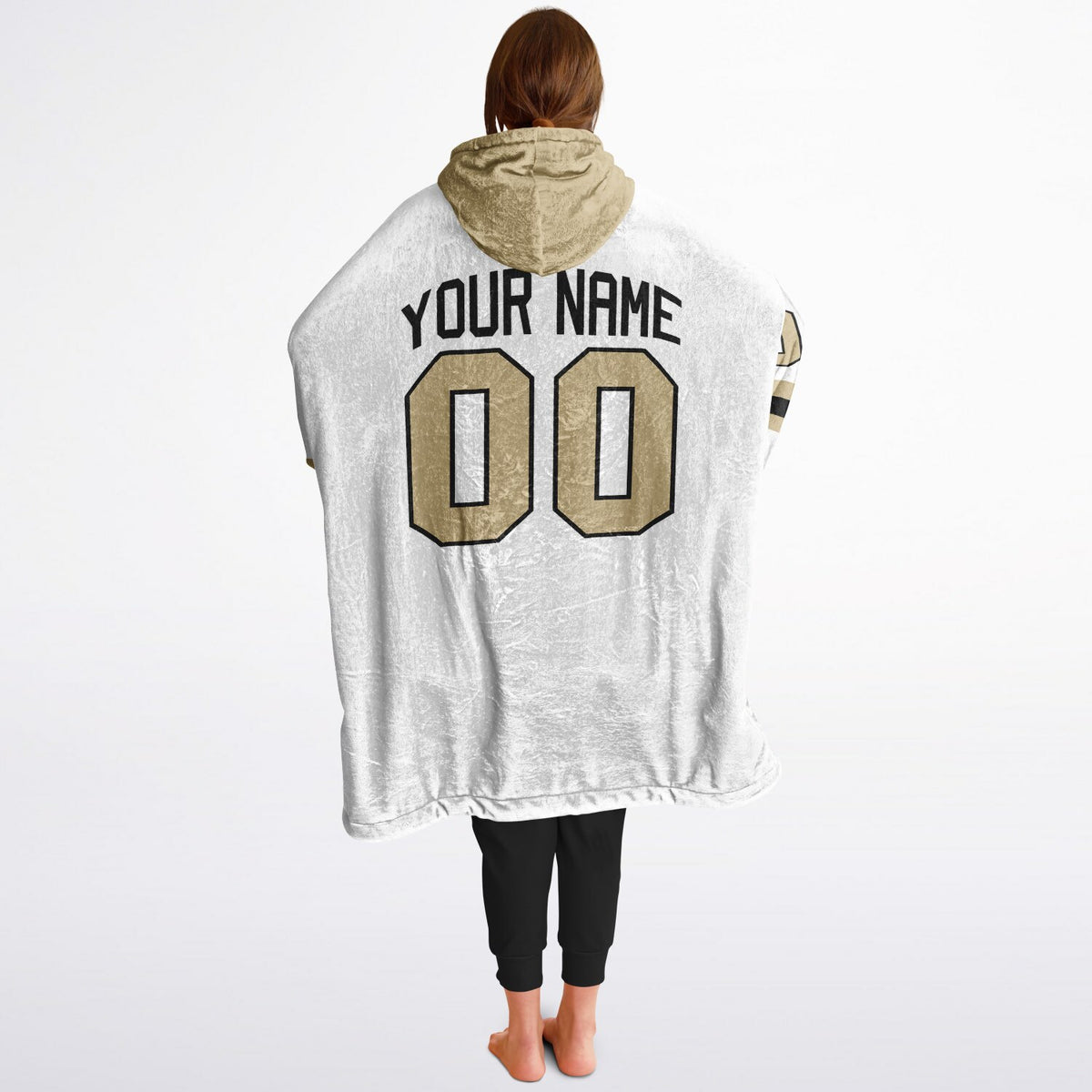 Black & Light Gold Superfan Reversible