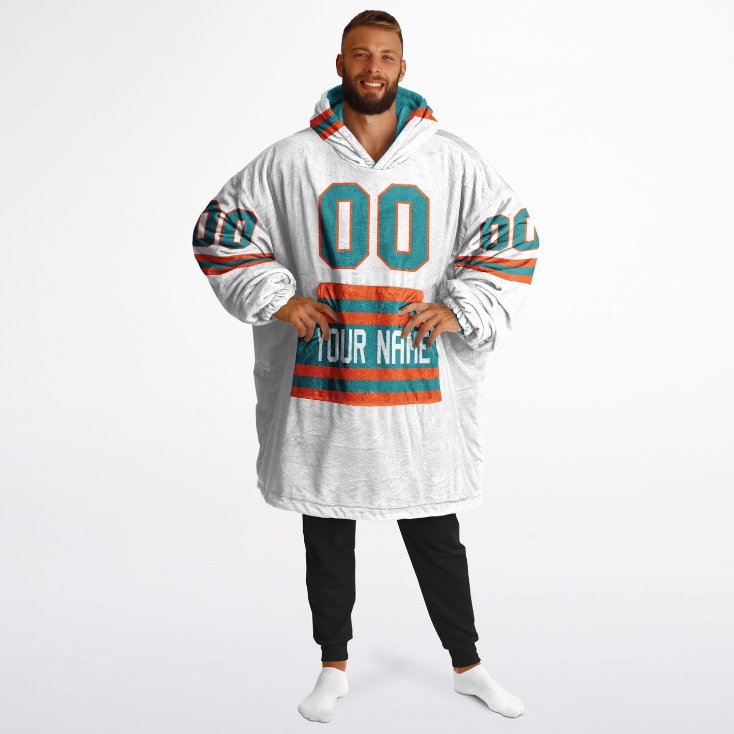 Aqua/Orange Superfan Reversible