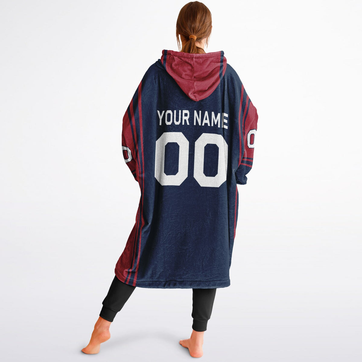 Navy & Red Bold