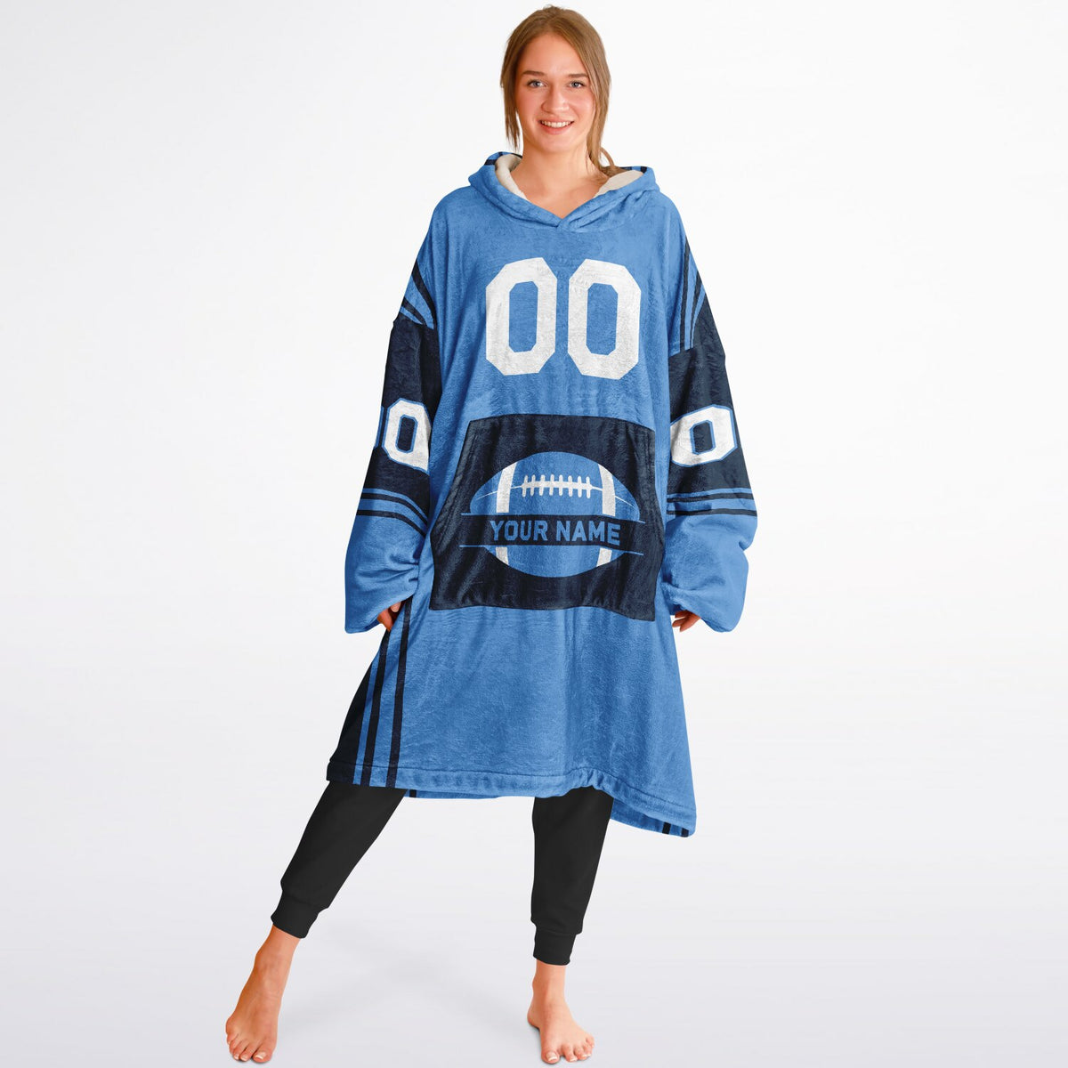 Light Blue/Navy Bold