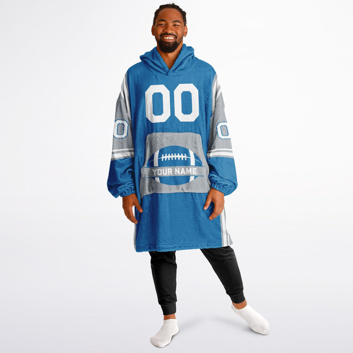 Blue/Silver/White Bold