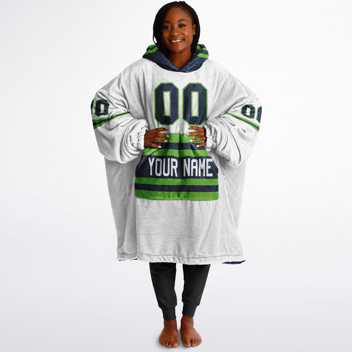 Navy/Green Superfan Reversible