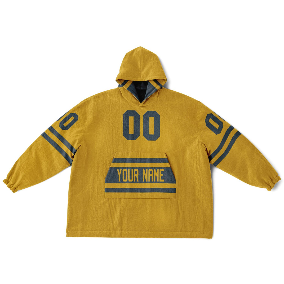 Charcoal & Mustard Superfan Reversible