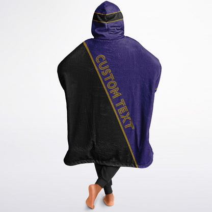 Purple/Black/Metallic Gold Everyday Reversible