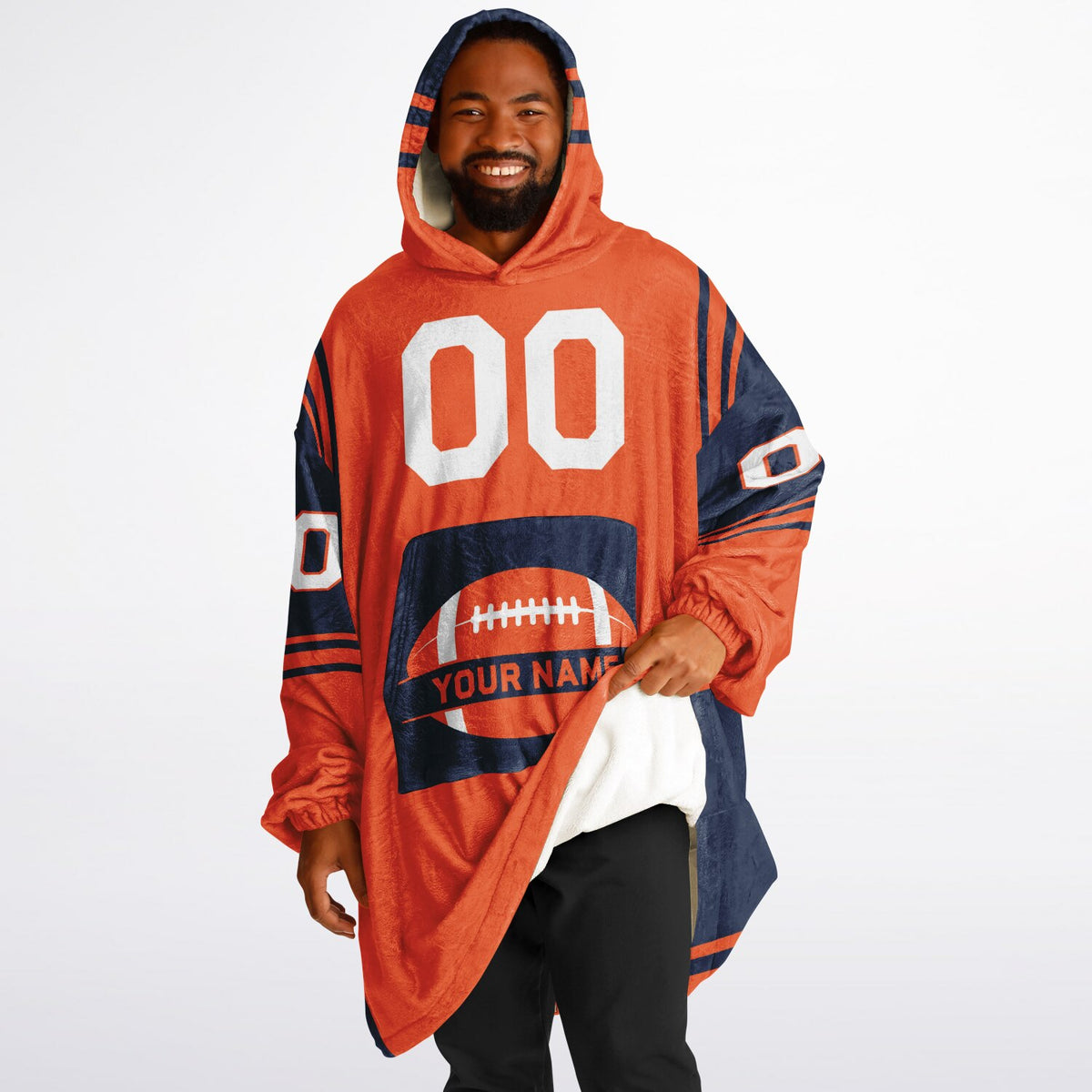 Orange/Navy Bold