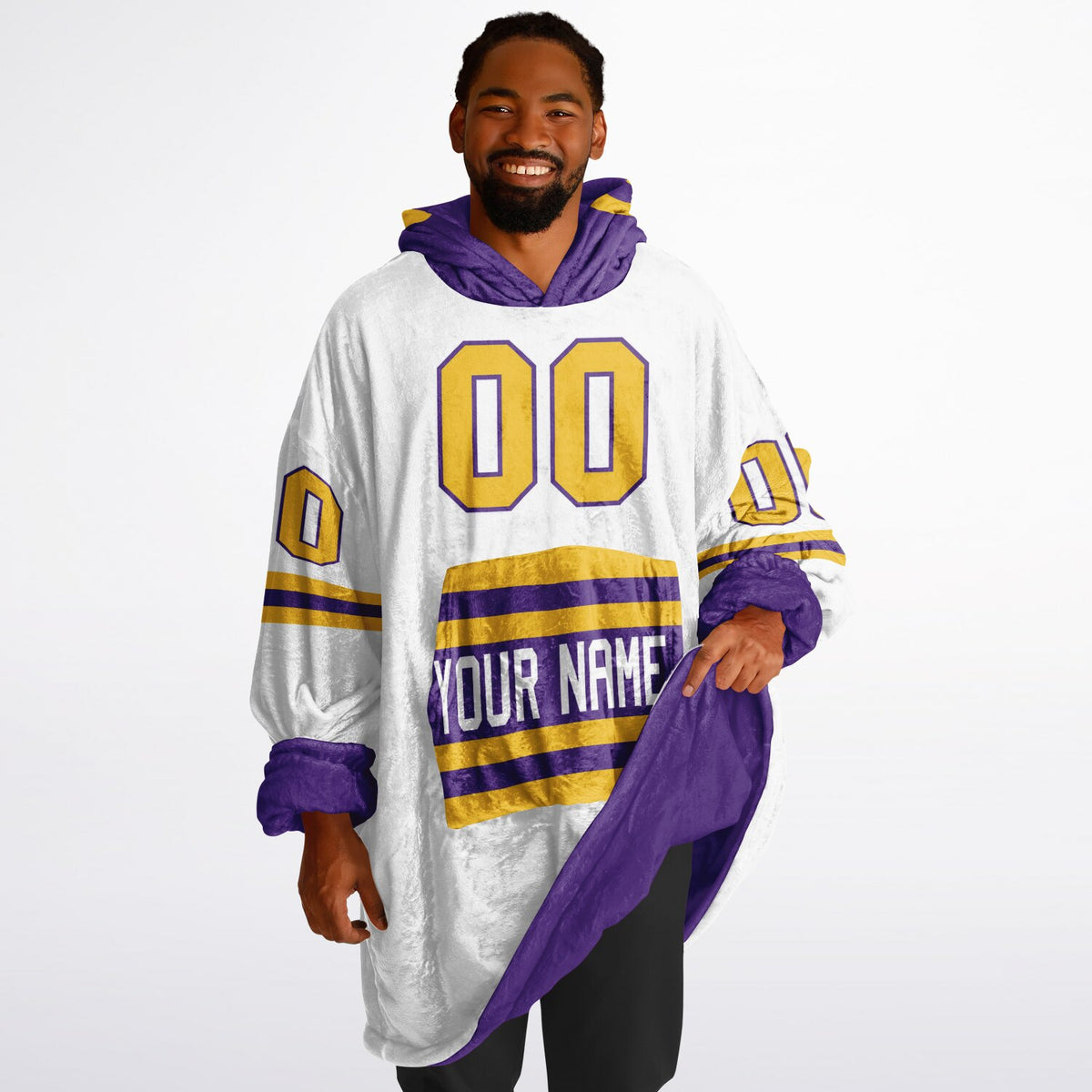 Purple/Gold Superfan Reversible
