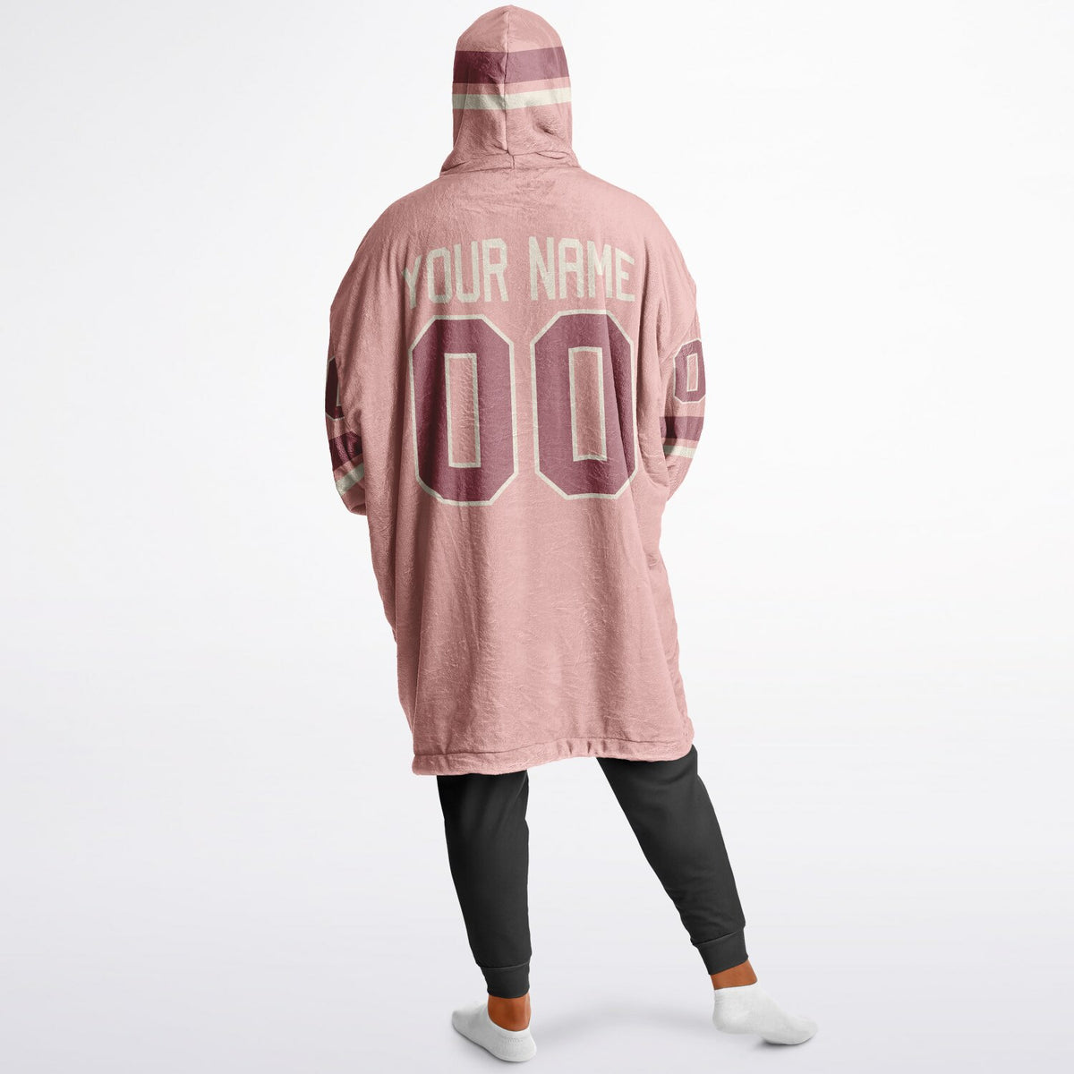 Blush Pink Cream Rose Gold Superfan Reversible